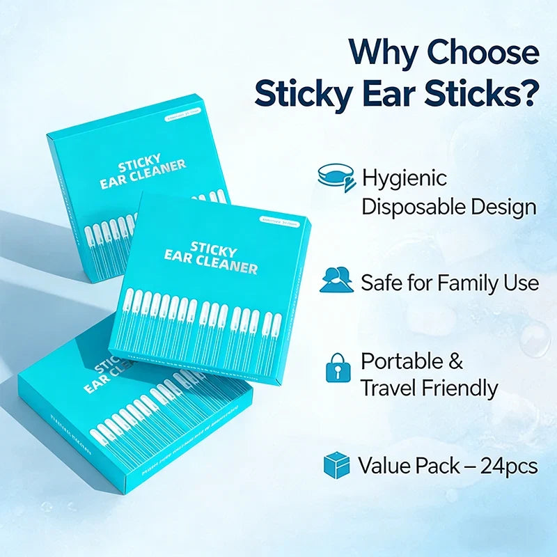 Sticky Ear Cleaning Sticks