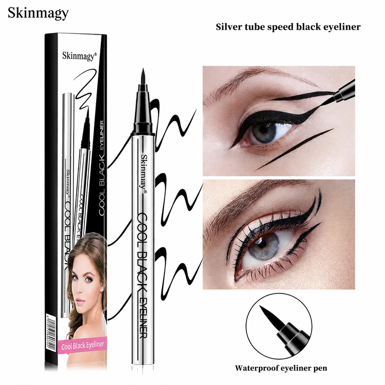 ⏰Last Day-Buy 1 Get 1 Free💙Long-lasting eyeliner