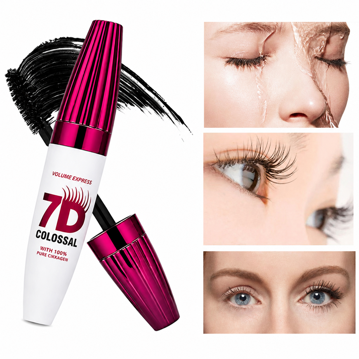 ⏰Last Day-Buy 1 Get 1 Free🔥7D Waterproof Long Lasting Volume Mascara