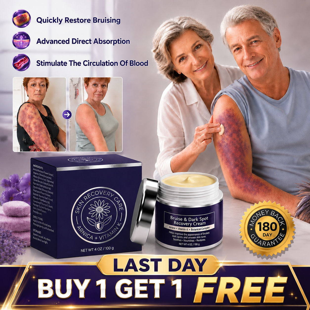 🔥Last Day-Buy 1 Get 1 Free🔥Skin-Strengthening Bruise Cream