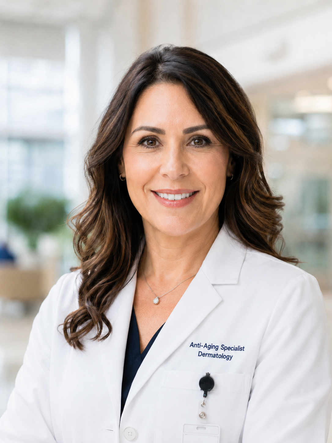 Female anti-aging dermatology specialist