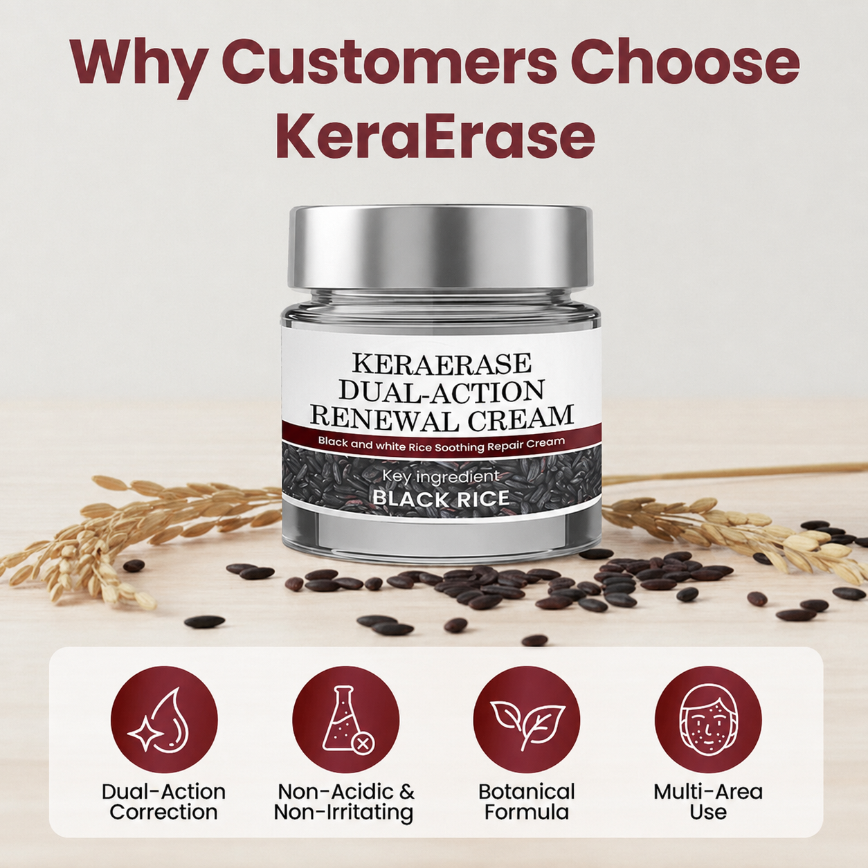 Last Day-Buy 1 Get 1 Free💙KeraErase Dual-Action Renewal Cream