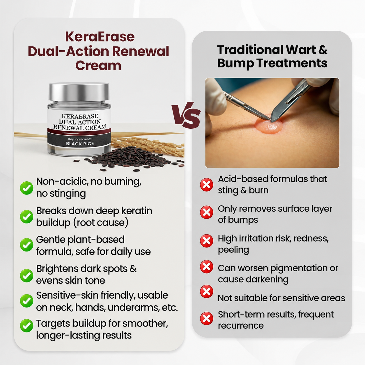 Last Day-Buy 1 Get 1 Free💙KeraErase Dual-Action Renewal Cream